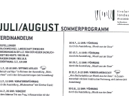 Sommerprogramm - Tiroler Landesmuseen